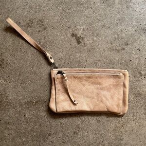 Free People Soft Leather Wristlet